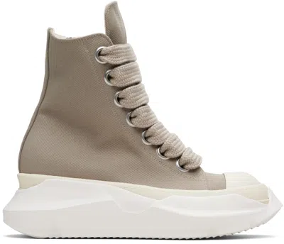 Rick Owens Drkshdw Off-white Concordians Jumbolace Abstract Sneakers In Green