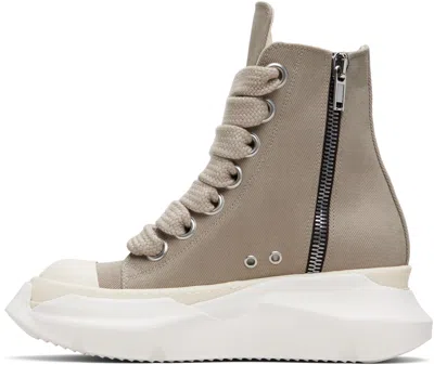 Rick Owens Drkshdw Off-white Concordians Jumbolace Abstract Sneakers In Green