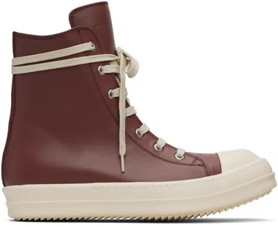 Rick Owens Pink Concordians Sneakers In Brown