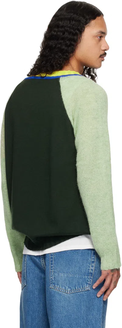 Edward Cuming Green 'jock In The Closet' Sweater In Green