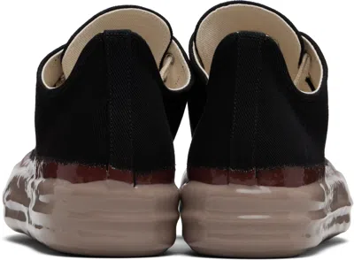 Rick Owens Drkshdw Black Concordians Low Sneakers In Black