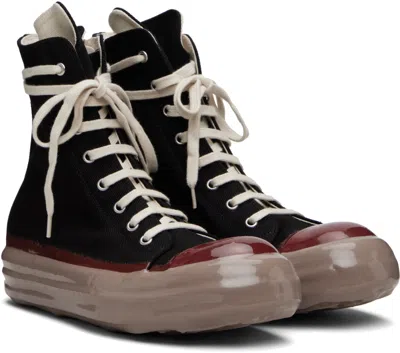 Rick Owens Drkshdw Black Concordians Sneaks Sneakers In Black