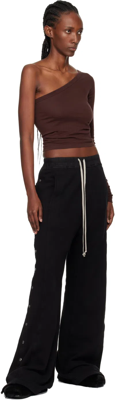 Rick Owens Drkshdw Burgundy Concordians Ziggy T-shirt In Brown