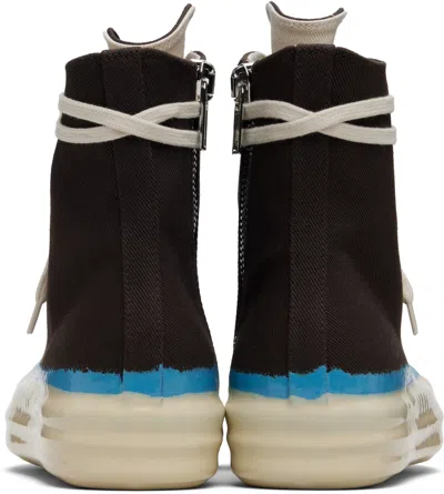 Rick Owens Drkshdw Gray Concordians Sneaks Sneakers In Brown