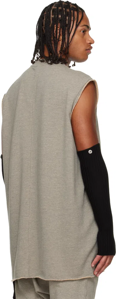 Rick Owens Drkshdw Gray Concordians Tarp T-shirt In Gray