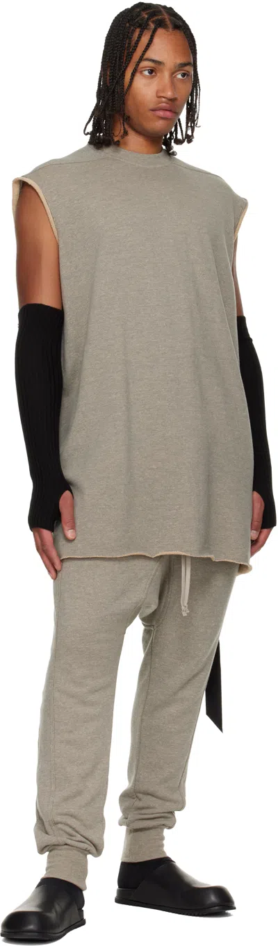 Rick Owens Drkshdw Gray Concordians Tarp T-shirt In Gray