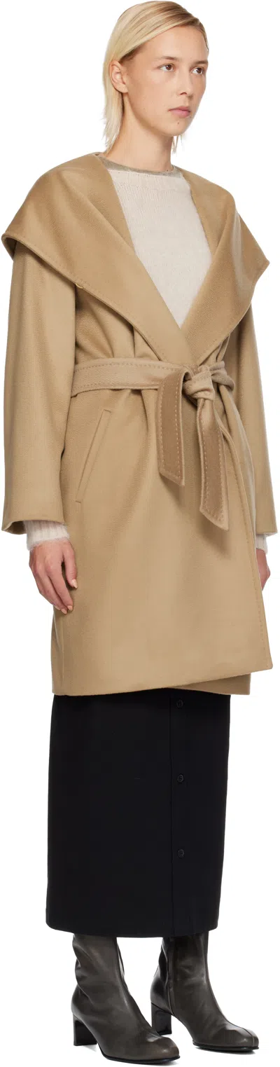 Max Mara Maxmara Teddy Bear Icon Coat Camel In Brown