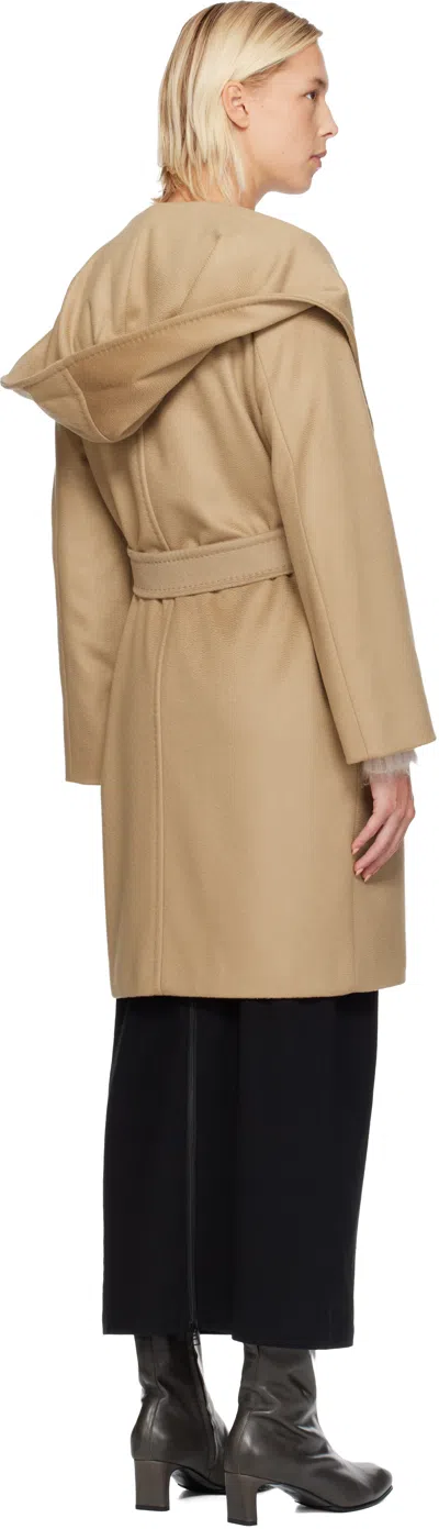 Max Mara Maxmara Teddy Bear Icon Coat Camel In Brown