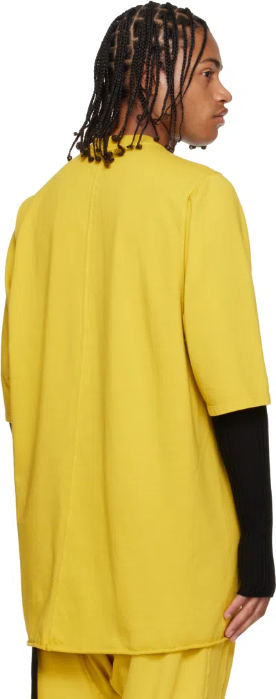 Rick Owens Drkshdw Yellow Concordians Jumbo Ss T-shirt