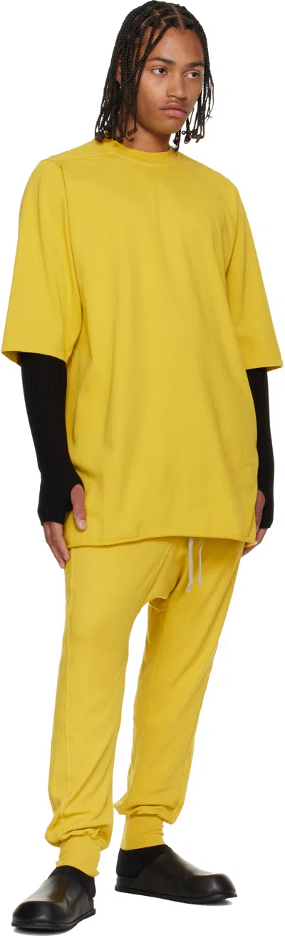 Rick Owens Drkshdw Yellow Concordians Jumbo Ss T-shirt