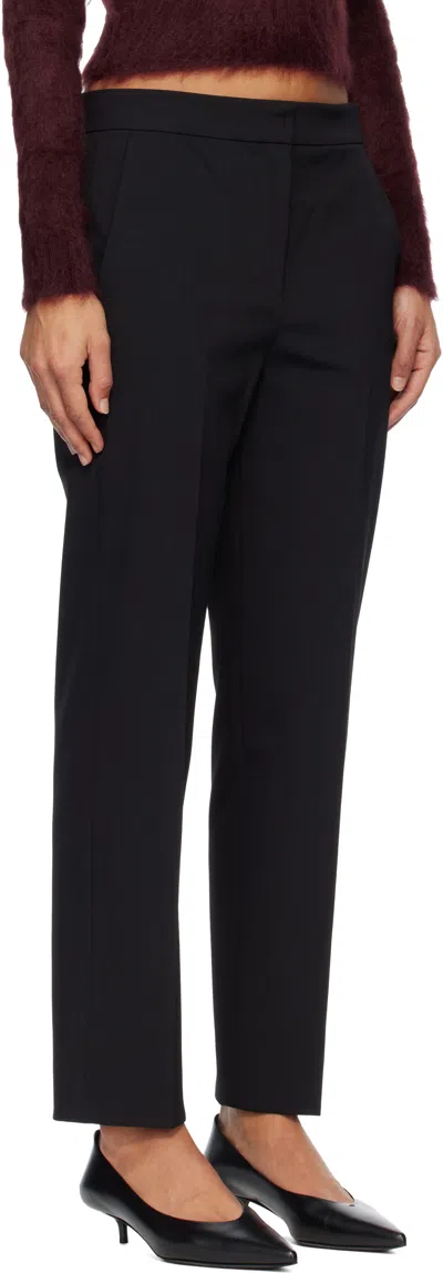 Max Mara Black Malika Trousers In Black