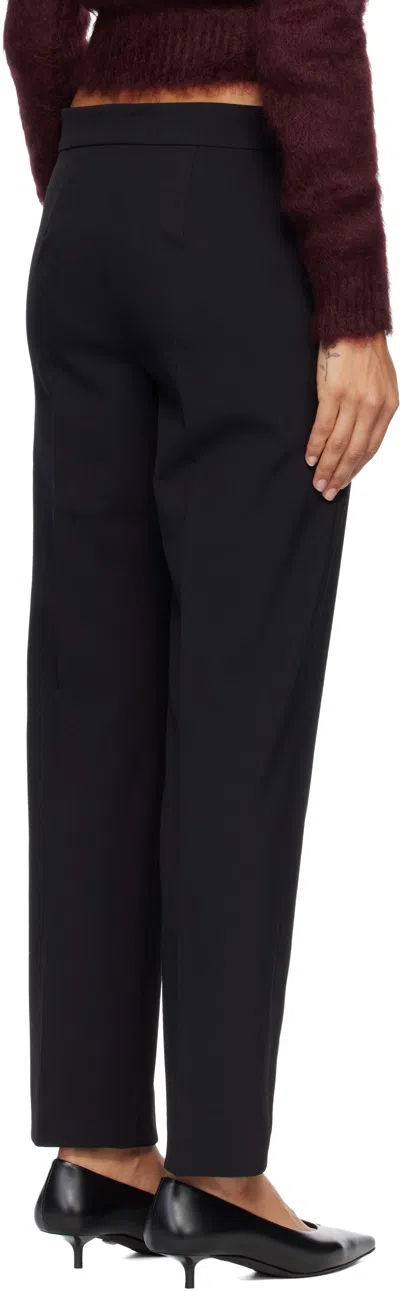 Max Mara Black Malika Trousers In Black