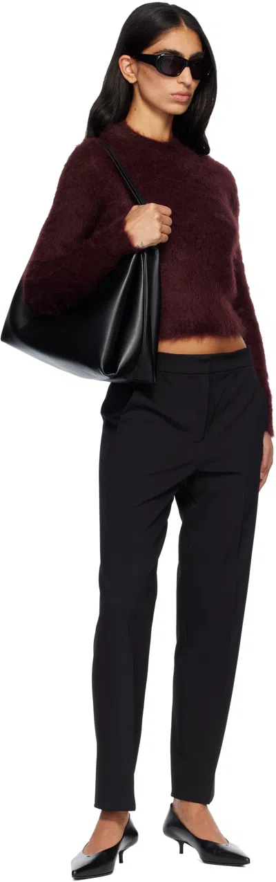 Max Mara Black Malika Trousers In Black