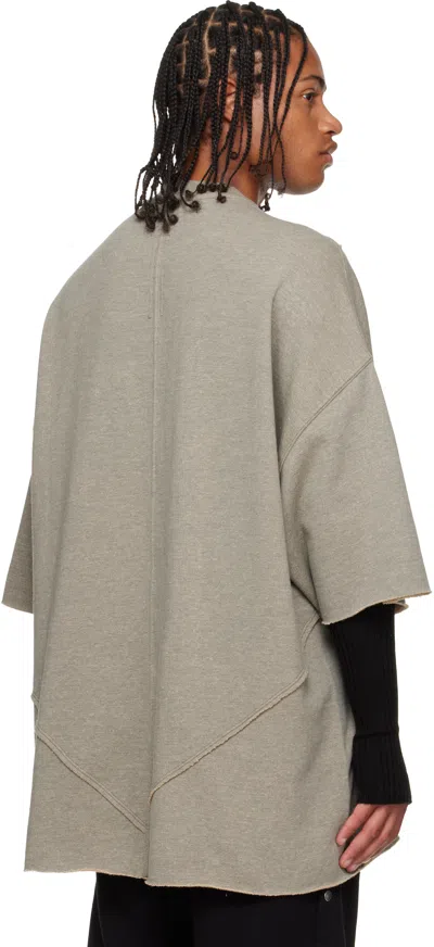 Rick Owens Drkshdw Gray Concordians Tommy T-shirt In Gray