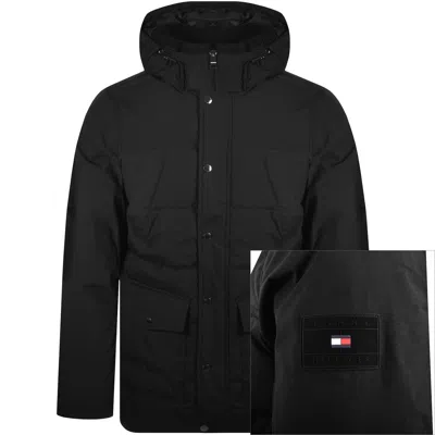 Tommy Hilfiger Rockie Parka Jacket Black In Black