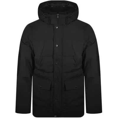 Tommy Hilfiger Rockie Parka Jacket Black In Black