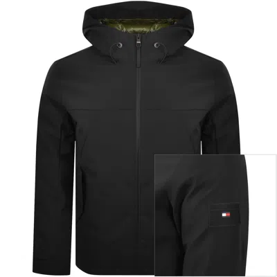 Tommy Hilfiger Hooded Padded Jacket Black In Black