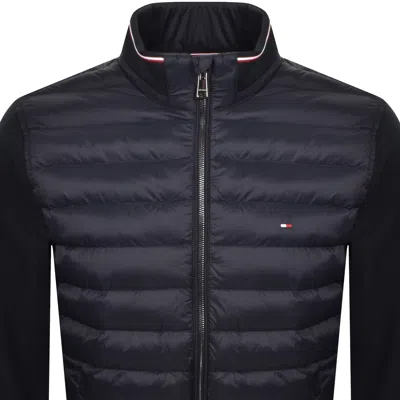 Tommy Hilfiger Mix Media Jacket Desert Sky Navy In Blue