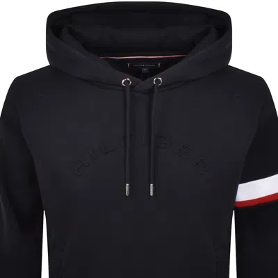 Tommy Hilfiger Insert Hoodie Navy In Black