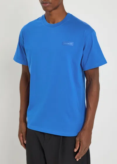 Givenchy Regular Fit Logo Patch T-shirt In Blue
