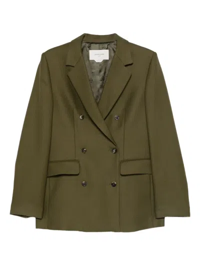Jacob Cohen Double-breasted Blazer In Green