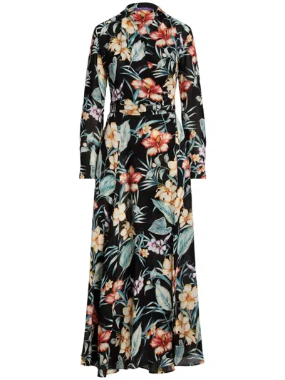 Ralph Lauren Aniyah Dress In Blue