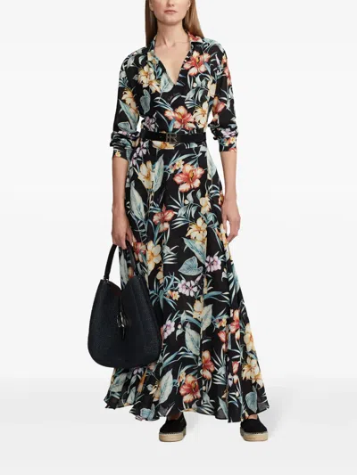 Ralph Lauren Aniyah Dress In Blue