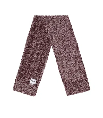 Essentiel Antwerp Itourmaline Burgundy Scarf In Multi