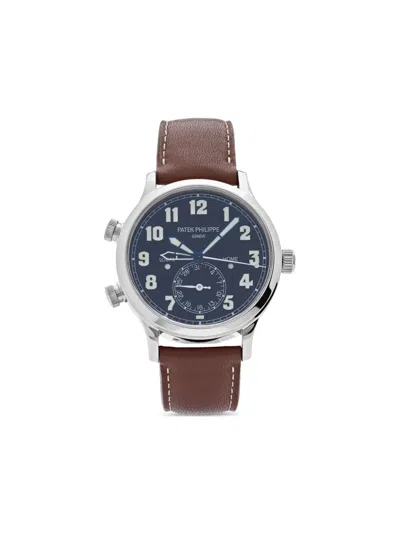 Pre-owned Patek Philippe 2015 Calatrava 42mm In Blue