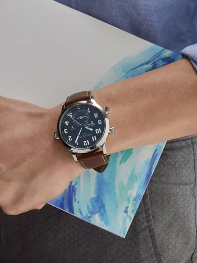 Pre-owned Patek Philippe 2015 Calatrava 42mm In Blue