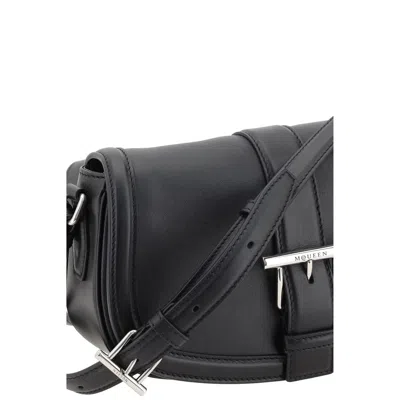 Alexander Mcqueen T-bar Satchel Women's Bag In Black