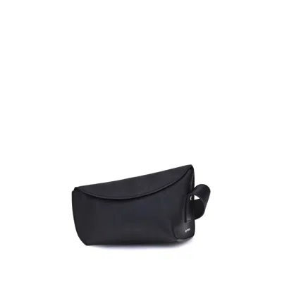 Alexander Mcqueen T-bar Sling Shoulder Bag In Black
