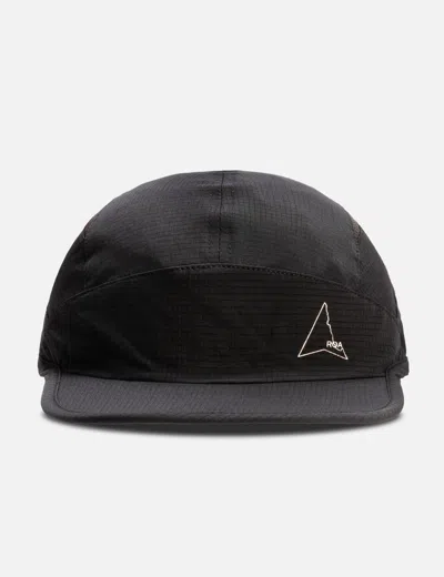 Roa Bri Open Weave Cap In Black