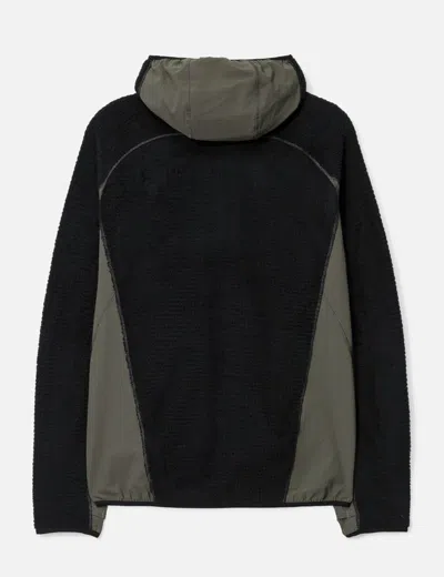 Roa Textured And Smooth Fabric Combination Jacket In Multi