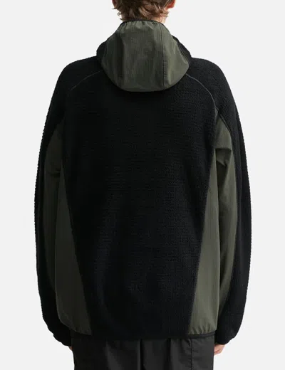 Roa Textured And Smooth Fabric Combination Jacket In Multi