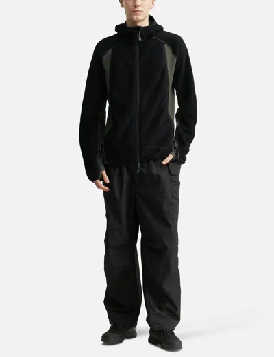 Roa Textured And Smooth Fabric Combination Jacket In Multi