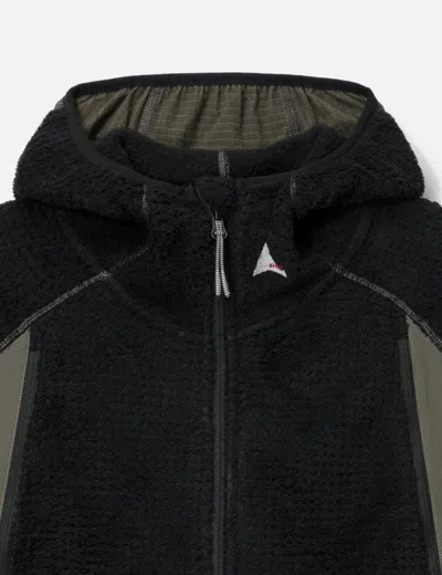 Roa Textured And Smooth Fabric Combination Jacket In Multi