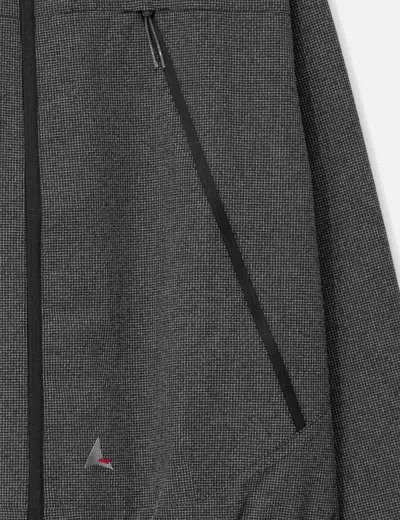 Roa Lamon Reinforced Technical Zip Up Shirt Clothing In Gray