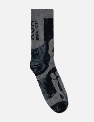 Roa X And Wander Bones Q-skin Technical Socks In Multi