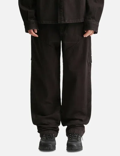 Roa X Wrangler Orte Denim Cargo In Brown