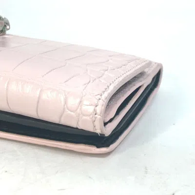 Pre-owned Alexander Wang Pink Leather Long Wallet (bi-fold) ()