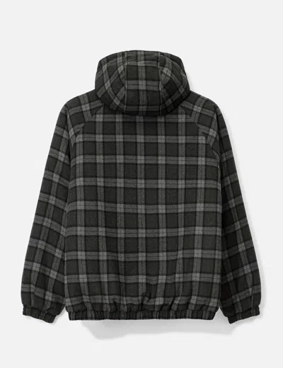 Roa Logger Wool Primaloft Checked Jacket In Black