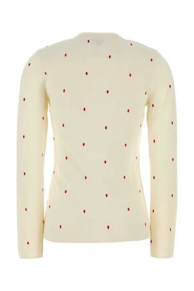 Bottega Veneta Women Embroidered Cotton Blend Sweater In Multi