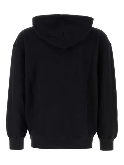 1989 Studio Hooded Sweatshirt Kangaroo Pocket Ribbed Cuffs In Black