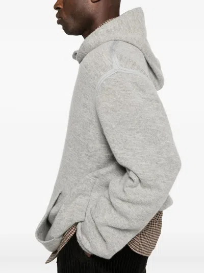 1989 Studio Cut Knit Hoodie Clothing In Gray