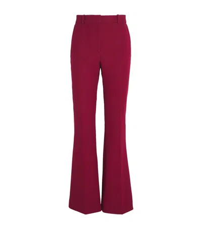 Joseph Gabardine Stretch Coleman Trousers In Animal Print