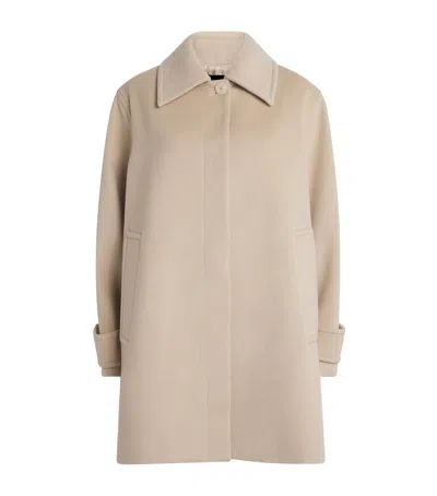 Joseph Wool-cashmere Loti Coat In Neutral