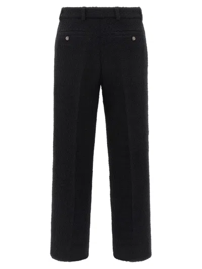 Gucci Black Cropped Trousers In Black