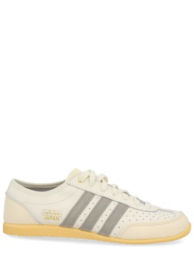 Adidas Originals Japan Decon W Perforated Suede-trimmed Leather Sneakers In Neutral