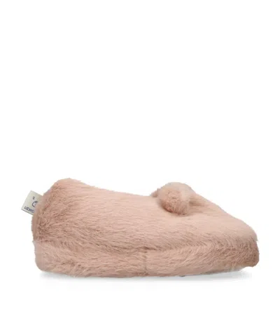 Liewood Aviaja Bear Slippers In Pink